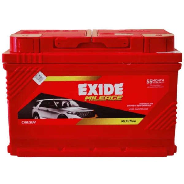 Exide Milage MLDIN66 Battery For Car