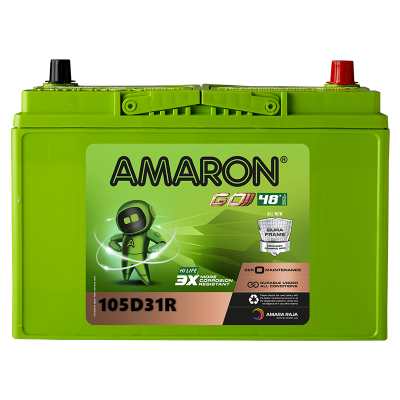 Amaron AAM-GO-105D31R (80Ah) Battery For Car