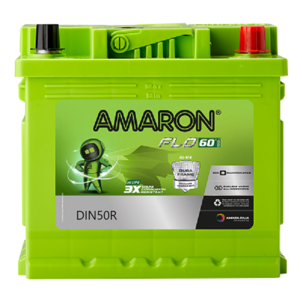 Amaron AAM-FL-550113042 DIN50R (50 Ah) Battery for Car