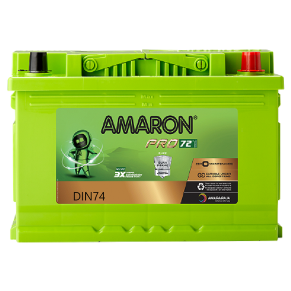 Amaron AAM-PR-574102069 Din74 (74 Ah) Battery For car